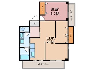 オフィス夙川の物件間取画像